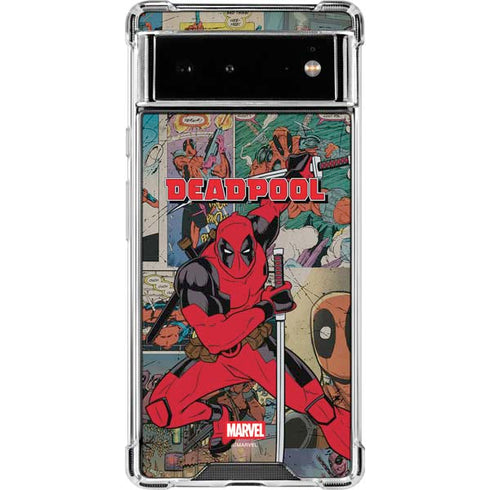 Marvel Deadpool Deadpool Collage Google Pixel 6 Clear Case